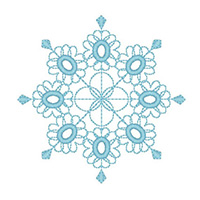 motif de broderie mandala dentelle