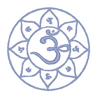 motif de broderie om cercle