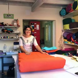 Annick, couturière yoga